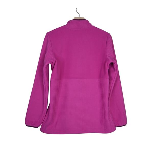 Lands' End Womens S Pink Fleece Zip Front Jacket NEW - Picture 2 of 11